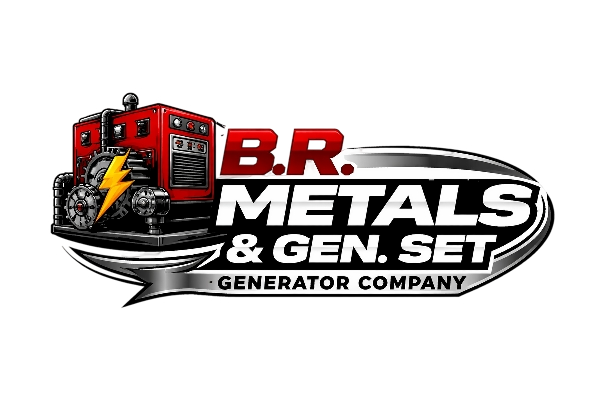 B.R. Metal & Gen Set Logo